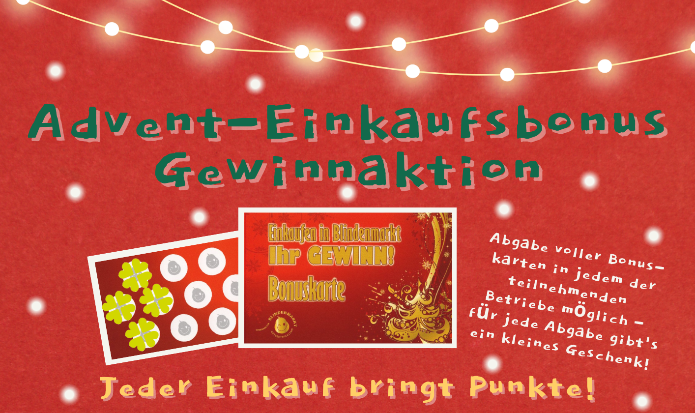 Die Gewinnerinnen & Gewinner des beliebten Blindenmarkter Advent-Gewinnspiels 2025 stehen fest