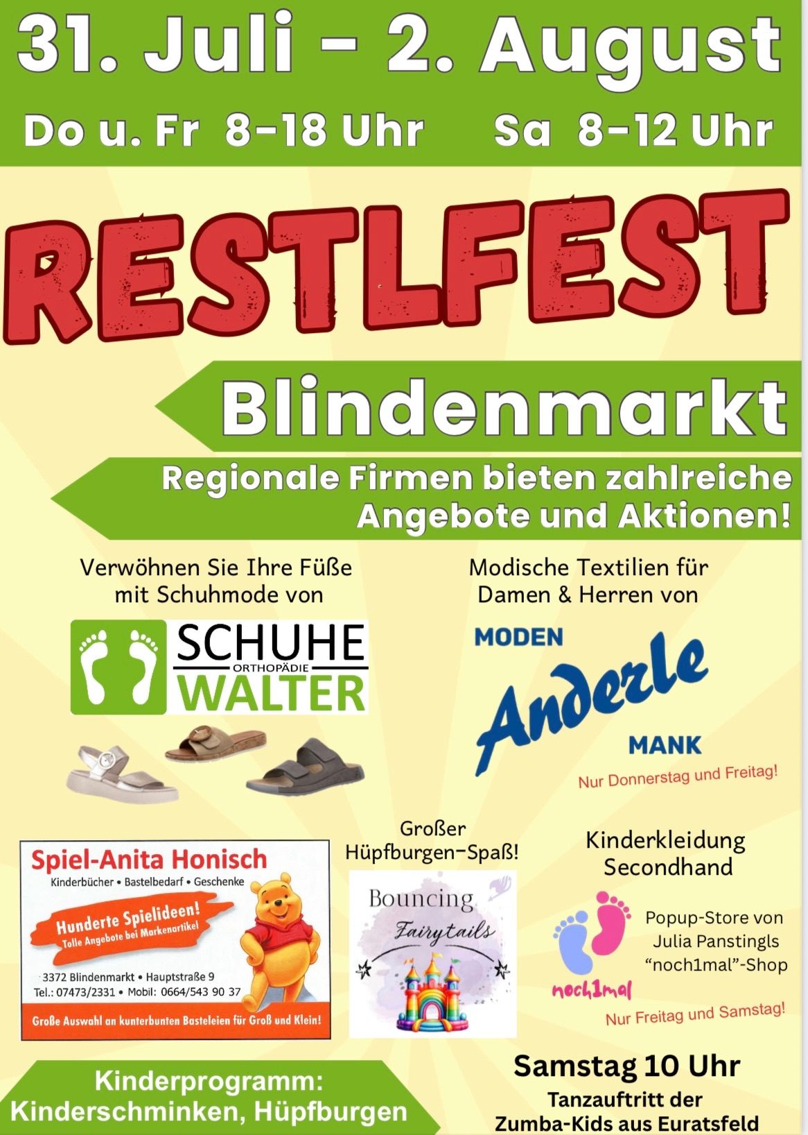 Restlfest in Blindenmarkt – ein ganzer Ort ist Schauraum