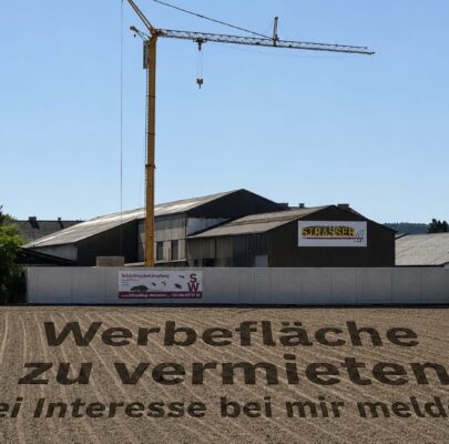 Strasser Fenster aus Neumarkt bietet großzügige Werbeflächen