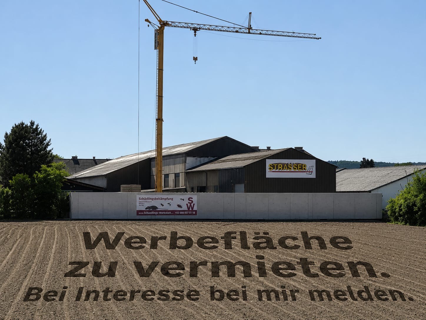 Strasser Fenster aus Neumarkt bietet großzügige Werbeflächen