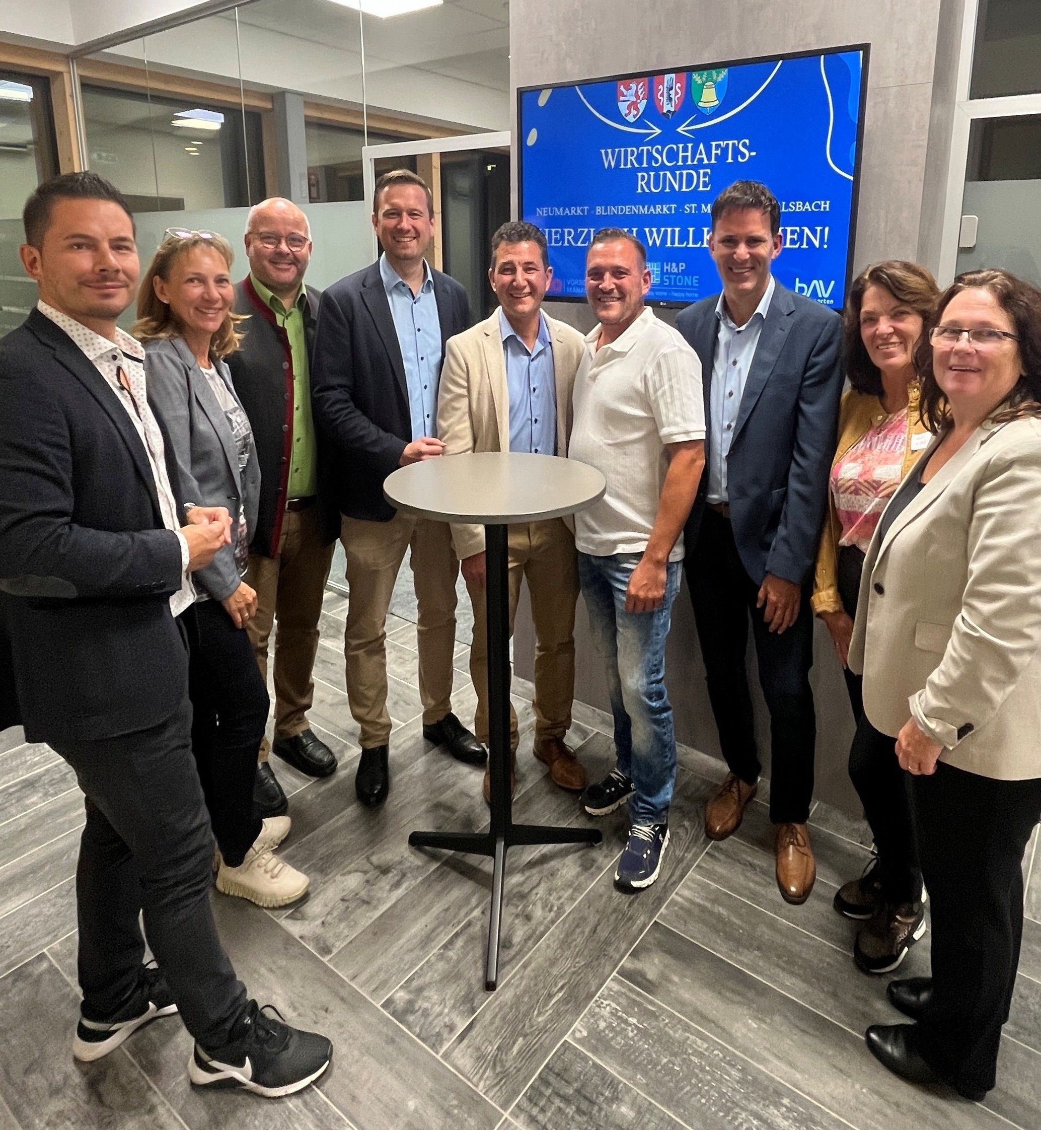 Intensive Vernetzung der „Wirtschaftsrunde“ in Blindenmarkt