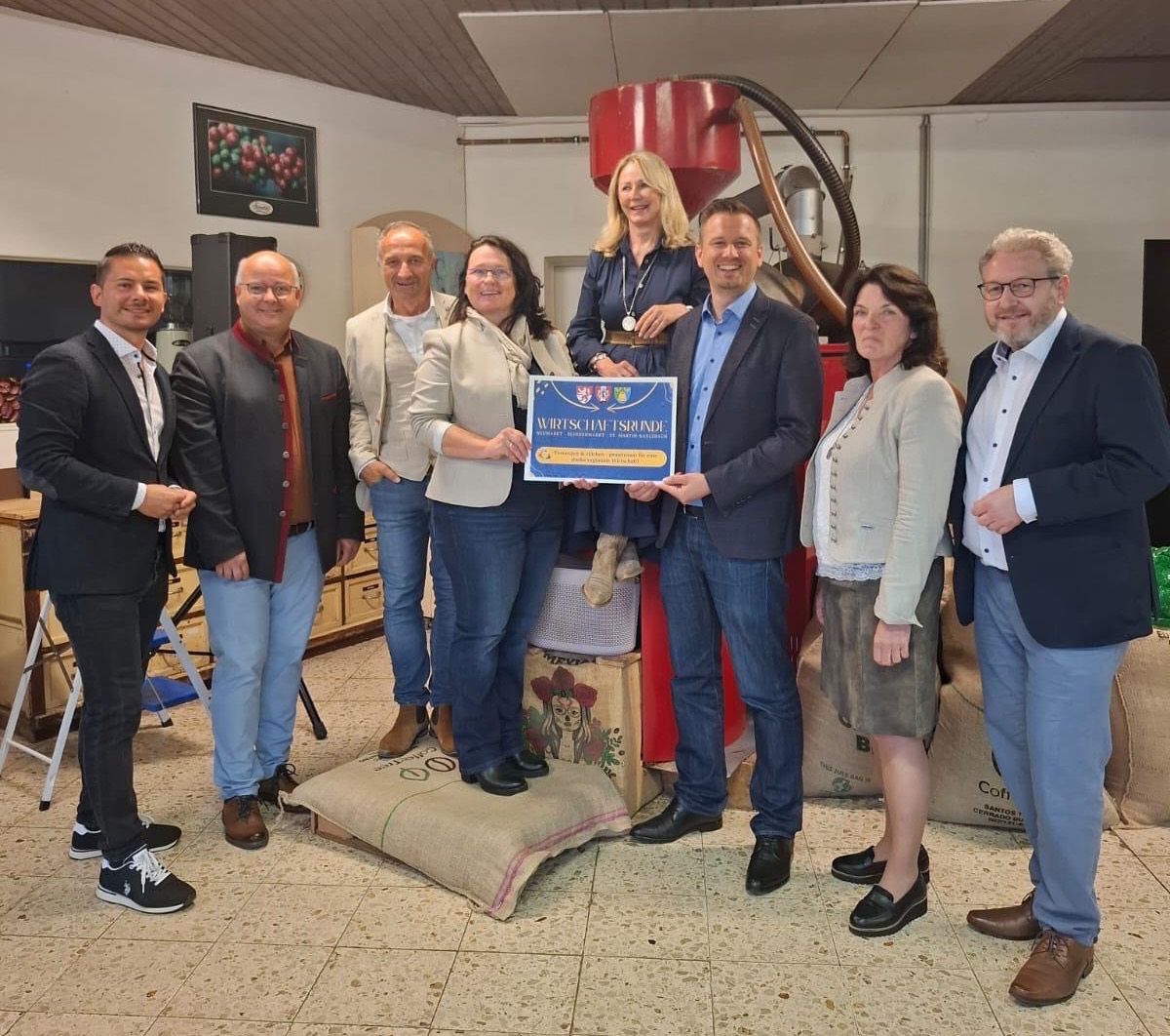 Reger Austausch bei allererster ‚Wirtschaftsrunde‘